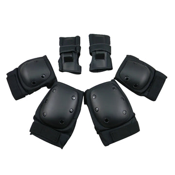 Zafiro Protective Hard Guard 6PC Kit (Wrist, Elbow, Knee)